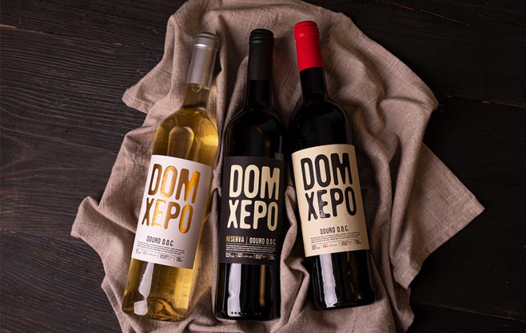 Fotografia para promoção do vinho Dom Xepo